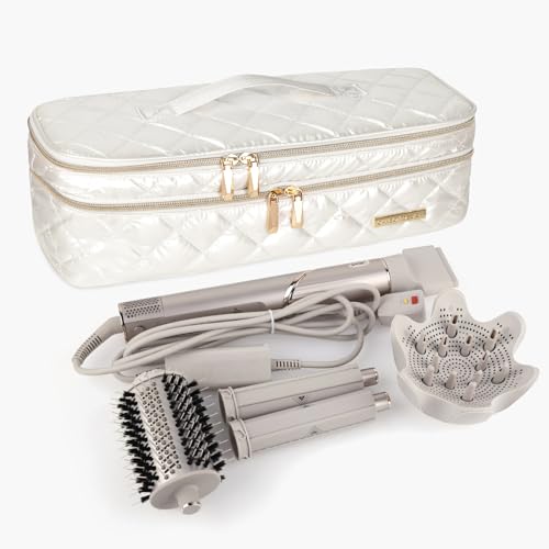 Anti-Drop Travel Case for Dyson Airwrap & Shark FlexStyle - color: Cream