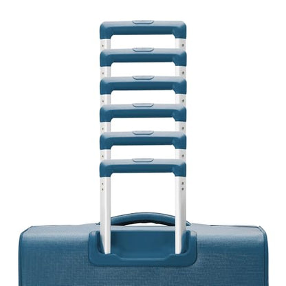 Samsonite UpLIFT Lightweight Medium Checked Softside Luggage with Spinner Wheels - Expandable - Airline-Approved, Polyester Soft Suitcase for Ultra Light Travel - Cerulean Blue - color: Cerulean Blue, size: Medium Checked