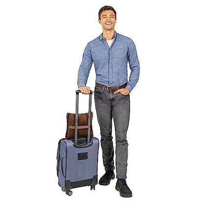 BlueHills Premium Soft Travel Blanket Pillow Air Plane Essentials - Brown - color: Brown-1pk-t009