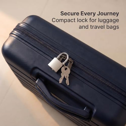 12 Pcs Mini Suitcase Locks with Different Keys Small Keyed Padlocks（Silver） - color: Silver, size: 20MM-12PCS