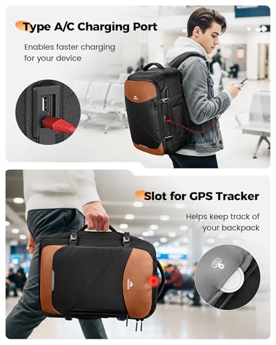 MATEIN Personal Item Travel Backpack 18x14x8, Spirit Frontier Airlines Size
