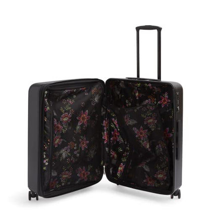 Vera Bradley Women's Hardside Rolling Suitcase Luggage, Black, 22" Carry On, 26" Check In, & 29" Check In - color: Black
