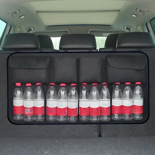 Car Trunk Organizer, Hanging Large Backseat Car Organizer Storage Bag Black - size: Style1