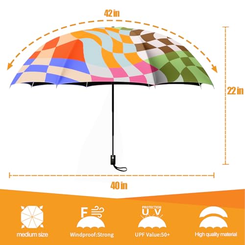 Folding Umbrella, Automatic Small Compact, Sun & Rain - color: SZ48