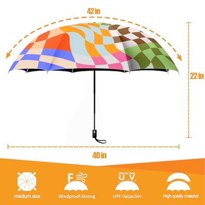 Folding Umbrella, Automatic Small Compact, Sun & Rain - color: SZ48