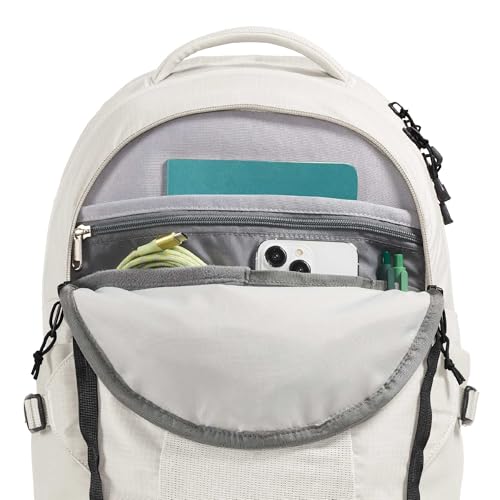 The North Face 여성용 Recon 에브리데이 백팩, 화이트 듄/블랙, OSFA - color: 화이트 듄/Tnf 블랙