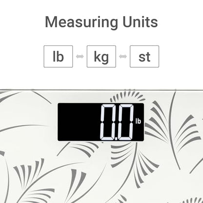 Escali Compact Digital Bathroom Travel Scale for Body Weight with Small Space-Saving Platform and High Capacity of 400 lb, Batteries Included