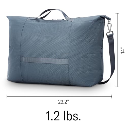 Samsonite UpLIFT 23" Lightweight Foldable Weekender Duffle Bag - Polyester Soft Duffle for Ultra Lightweight Travel - Elemental Blue - color: Elemental Blue