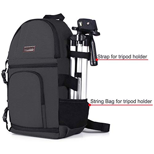 MOSISO Camera Sling Bag, Photography Shoulder Bag Compact Camera Backpack - color: Space Gray
