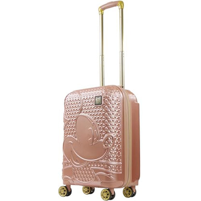 FUL Mickey Mouse Disney Kids Suitcase, Gold - color: Gold, size: 21 Inch