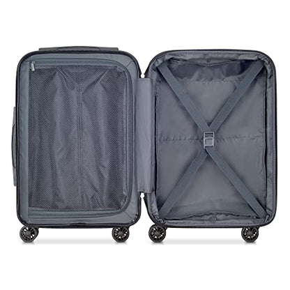 Delsey Luggage Helium Aero, International Carry On Luggage, 19", Front Pocket Hard Case Spinner Suitcase, Brick Red | Expandable Suitcase, Lightweight Hardside Polycarbonate, Four Spinner Wheels, Open Front Pocket, TSA Lock - color: Brick Red, size: Carry