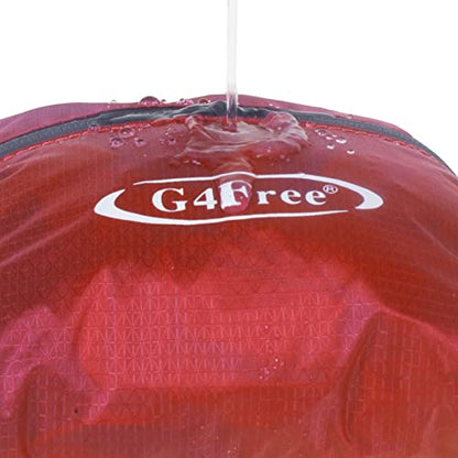 G4Free 20L Small Packable Travel Hiking Backpack for Men Women - color: Red, size: 20L