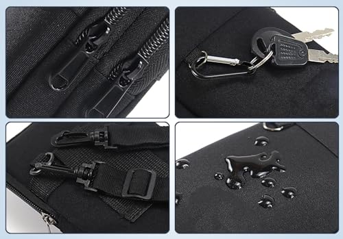 Travel Cell Phone Pouch Belt Pouch, Phone Holster Crossbody Bag with Shoulder Strap for iPhone Case Holder for Hand with Neck Lanyard Smartphone Walking Passport Wallet (Dark Grey A) - color: Dark Grey A