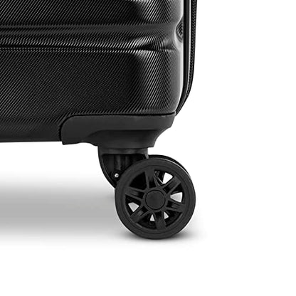Samsonite Evolve SE Hardside Expandable Luggage with Double Spinner Wheels, Saphir Blue, 3PC Set (CO/M/L) - color: Saphir Blue, size: 3-Piece Set (Carry on/Medium/Large)