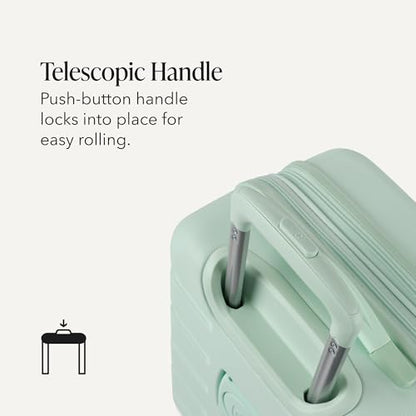 SWISSGEAR Signature Hardside Expandable Carry-On Spinner Luggage, ABS Construction, TSA-Friendly Lock, and Built-In Cupholder, Clearly Aqua, 19-Inch - color: Clearly Aqua, size: Carry-On 19-Inch