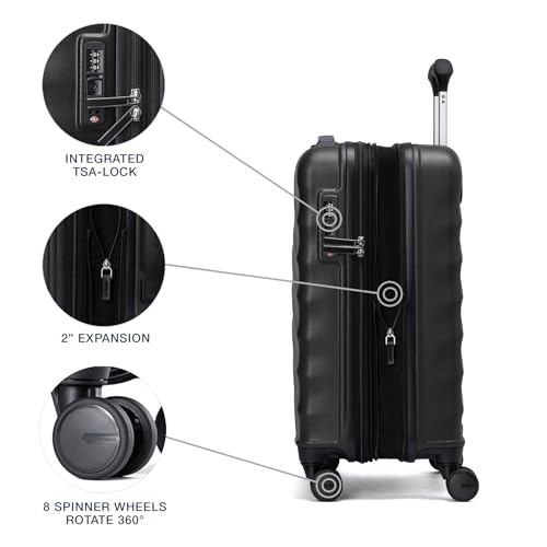 Travelpro Maxlite Air V2 Hardside Expandable Carry-On, Black, 18-Inch - color: Black, size: International Carry On 18-Inch