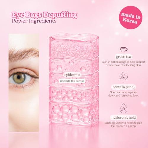 ESW Beauty Strawberry Matcha Latte Under Eye Patches with Green Tea, 1 Pack - size: 1 Count (Pack of 1)