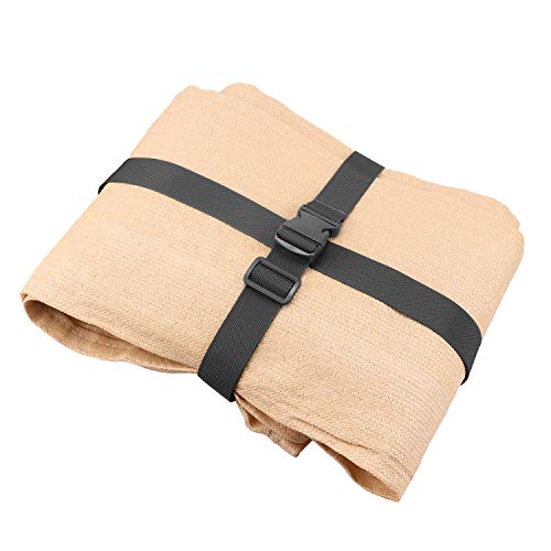 MAGARROW 80" Long Utility Luggage Straps with Buckle Adjustable (Black (4-Pack), 1.5" Wide - 80" Long) - color: Black (4-Pack), size: 1.5" Wide - 80" Long