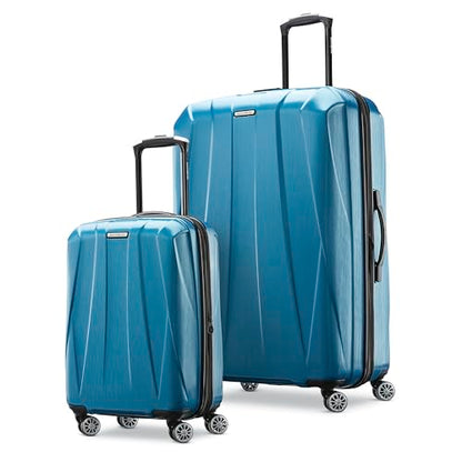 Samsonite Centric 2 Hardside Expandable Luggage with Spinner Wheels, 2-Piece Set (20/28),Caribbean Blue - color: Caribbean Blue, size: 2-Piece Set (Carry-on/Large)