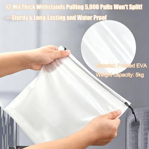 15 Pack Shoe Bags for Travel – Transparent,Essential for Travel, Storage for Miscellaneous Items