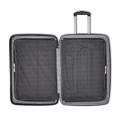 Samsonite Evolve SE Hardside Expandable Luggage with Double Spinner Wheels, Titanium, 3PC Set (CO/M/L) - color: Titanium, size: 3-Piece Set (Carry on/Medium/Large)