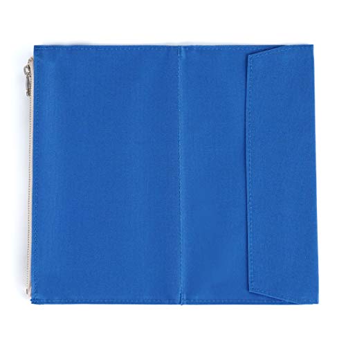 Moterm Canvas Zipper Pocket Insert Pouch for Travelers Notebook Refill - color: Canvas-Deepblue, size: Standard Size