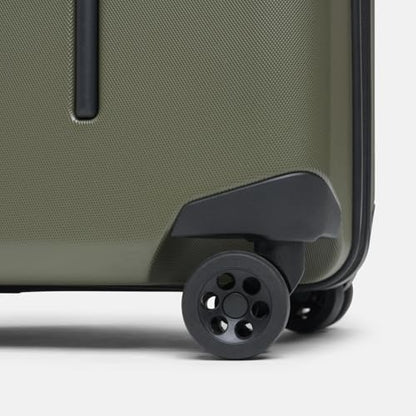 The Ridge Check-In Luggage - German Makrolon Polycarbonate Shell - TSA-Approved Lock with 360° Spinner Wheels - Matte Olive
