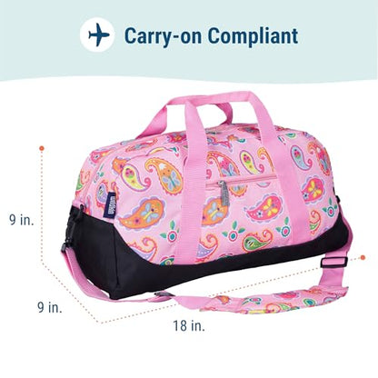 Wildkin Overnighter Duffel Bag for Kids, Paisley - color: Paisley