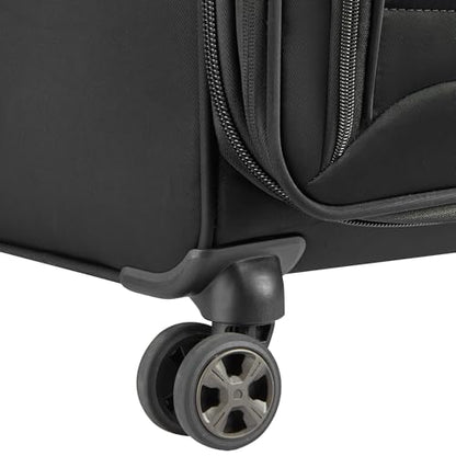 DELSEY PARIS Cruise 3.0, 28 Inch Checked Softside Luggage, Black - color: Black, size: Checked-Large 28 Inch