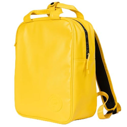 Brands & People Laptop Backpack with Padded Sleeve for Travel Technical Fabric PU 14L Yellow - color: Yellow