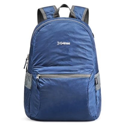 G4Free 30L Packable Travel Hiking Backpack for Men Women - color: Blue, size: 30L