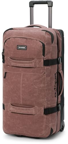 Dakine Split Roller 85L, 2-Wheel Travel Luggage, Marron | 85L 2-wheel luggage, split-level organization, Split-Wing collapsible brace, lockable YKK zippers, urethane wheels, recycled - color: MARRONCTED, size: 85L