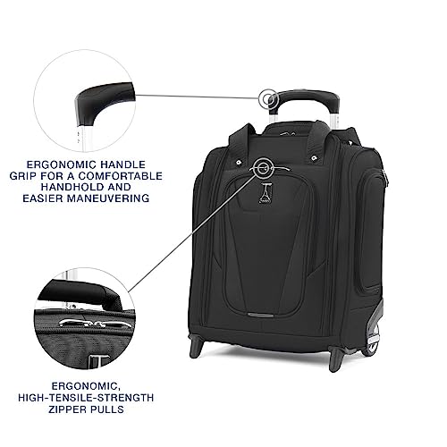 Travelpro Maxlite 5 Softside Carry-On Underseat, Black, 15-Inch - color: Black