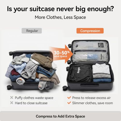 Travel Laundry Bag, Vacuum Compression Waterproof Dirty Clothes Bag - color: Black-2Pack