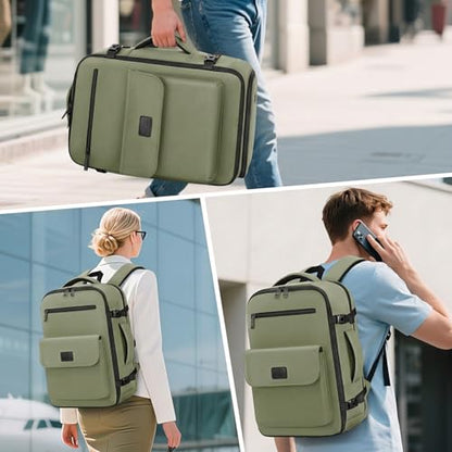 MATEIN Personal Item Backpack, Underseat Backpack for Frontier Airline - color: Green