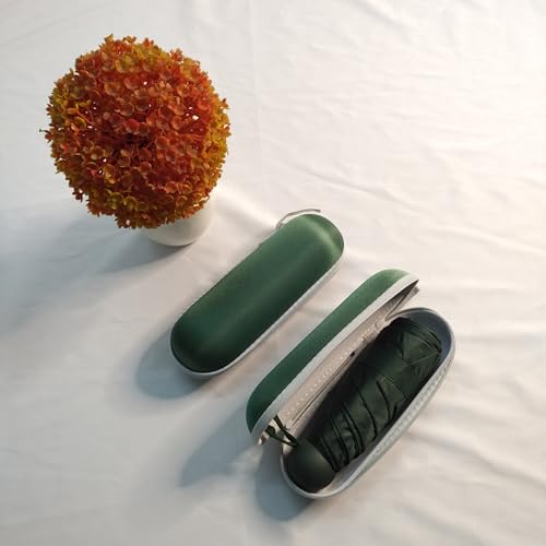 Mini Travel Umbrella with Umbrella Case - color: Dark green