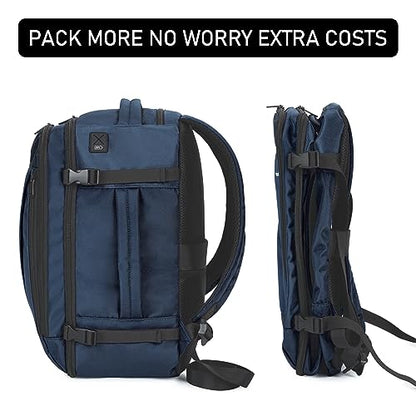 ECOHUB Travel Backpack 18x14x8 Frontier Airlines Personal Item Bag Blue - color: Blue, size: 18 inch