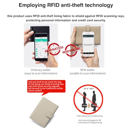 Slim Genuine Leather RFID Passport Holder, Travel Wallet With Cash Holder - color: Black