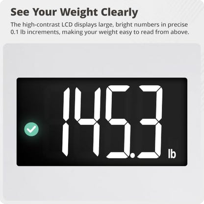 Greater Goods AccuCheck Digital Bathroom Scale for Body Weight (Pearl Gray) - color: Pearl Gray