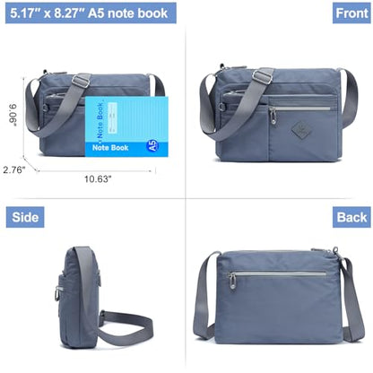 ETidy Medium Crossbody Bag For Women | Waterproof, Lightweight, Casual, Fashion, Shoulder Bag, Handbag, Purse - color: 옐로우