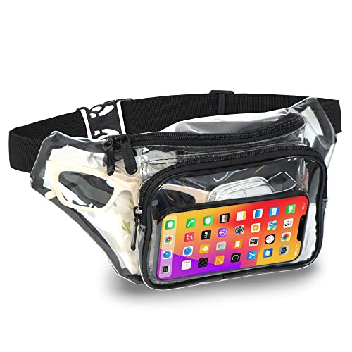 SoJourner Clear Stadium Approved Fanny Pack, Clear Transparent - color: Clear
