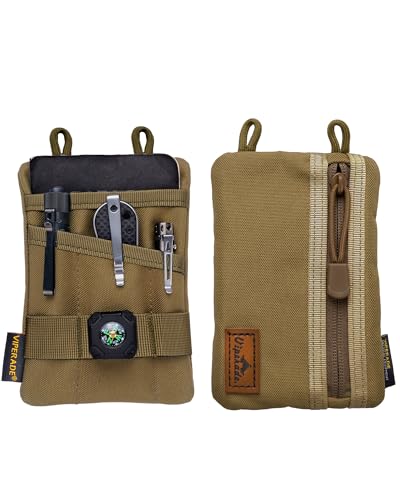 VIPERADE VE1 Pocket Organizer EDC Pouch for Men EDC Organizer Daily Carry - color: Tan