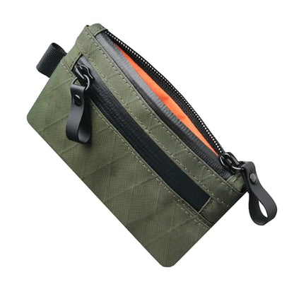 ALPAKA Zip Pouch RFID-Blocking Mens Wallet Dark Green - color: Dark Green
