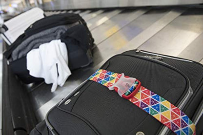 Travelon Luggage Strap - color: Passport Stamps