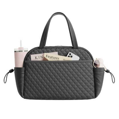 Tote Bag for Women, Lightweight Work & Travel Tote, Black