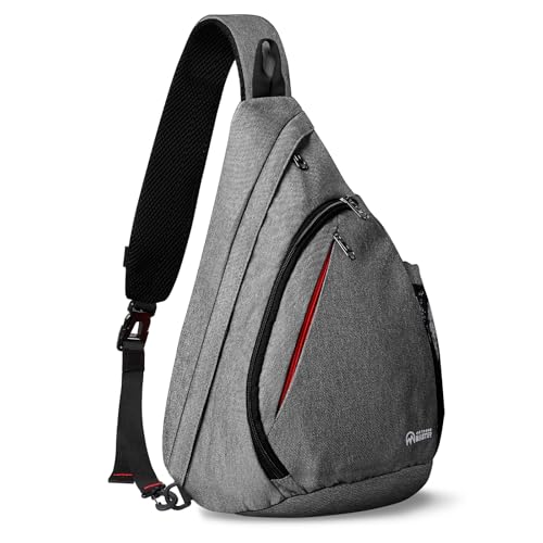OutdoorMaster Sling Bag, Hiking Daypack, Crossbody Shoulder Chest Urban - color: Gray