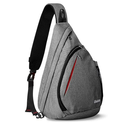 OutdoorMaster Sling Bag, Hiking Daypack, Crossbody Shoulder Chest Urban - color: Gray