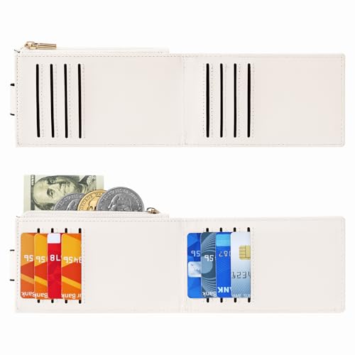 Chelmon Women's RFID Slim Card Holder Wallet - color: Beige
