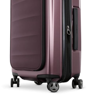 Samsonite Octiv 하드사이드 스피너, 자수정 퍼플, 156808-b170 - color: 자수정 퍼플, size: Front Pocket Carry-On 21 inch