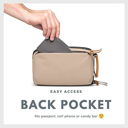 TRIPPED Travel Gear Tech Organizer Pouch for Cables and Accessories - color: Tan